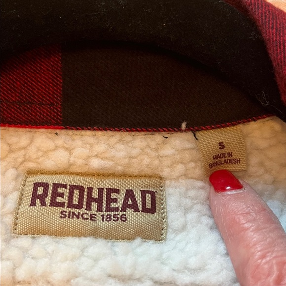 NWT Redhead Red Buffalo Sherpa Lined Flannel Shirt - Picture 8 of 9